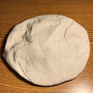 Baby Boy Linen Newsboy Cap
